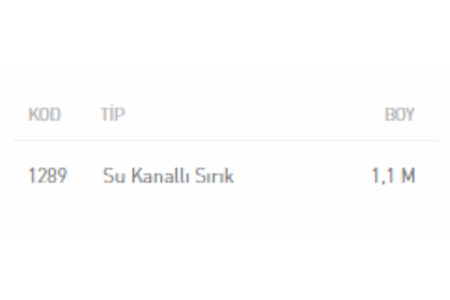 Dekor Su Kanallı Teleskopik Sırık 1289