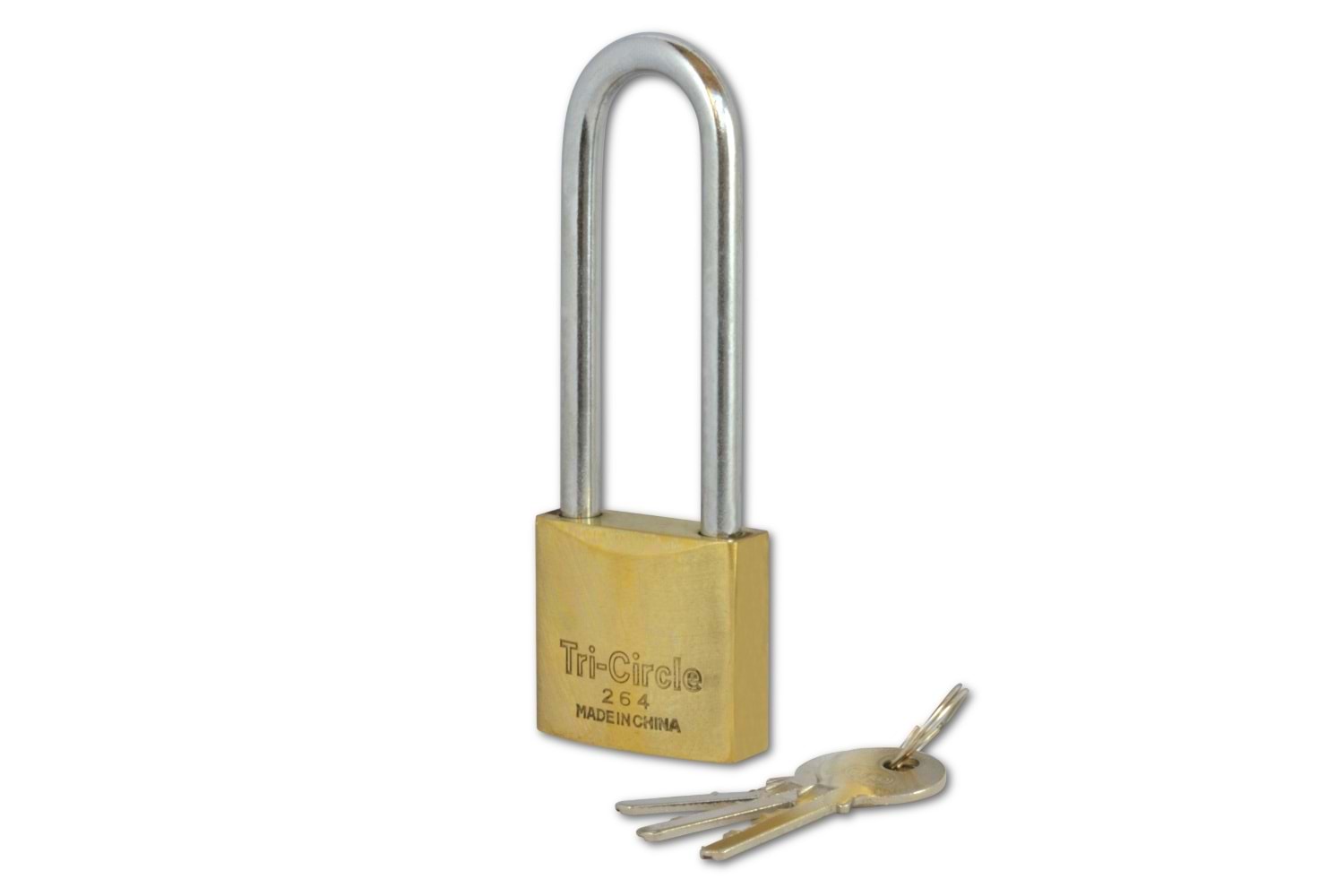 Trı-Cırcle Gri Asma Kilit 32 mm Uzun Kanca