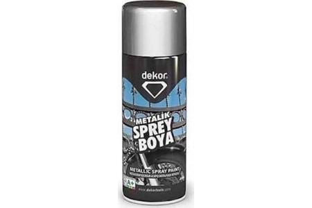 Dekor Sprey Boya Metalik Gri 400 ml 666