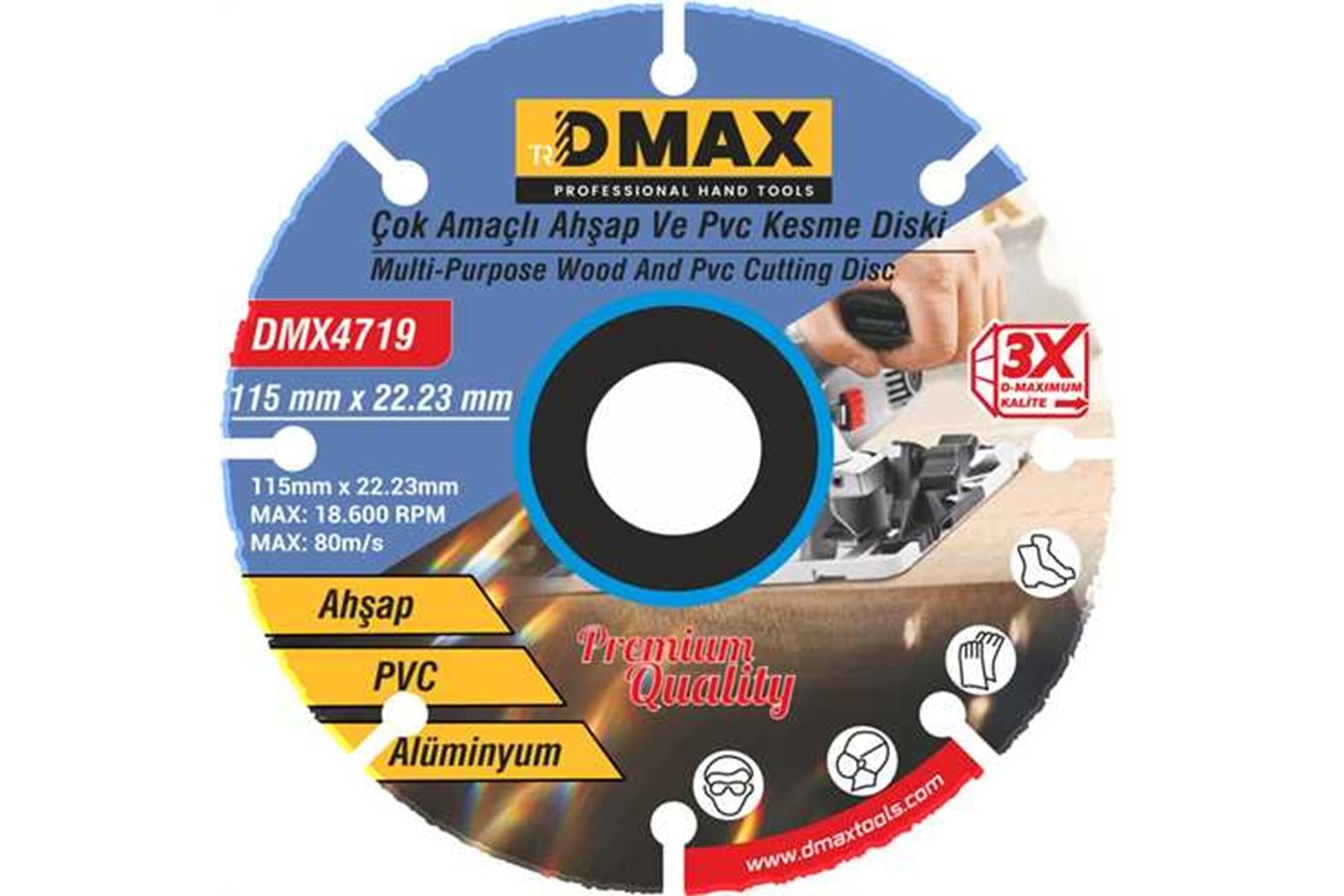 Dmax Ahşap Ve Pvc Kesici DMX4719